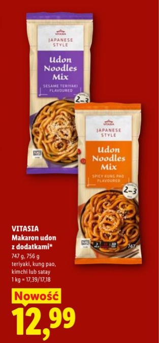 makaron udon z dodatkami
