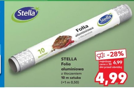 folia aluminiowa z tłoczeniem