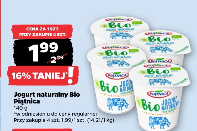 jogurt naturalny bio