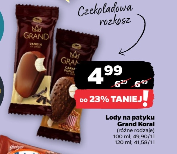 lody na patyku różne rodzaje