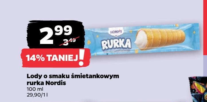 lody o smaku śmietankowym