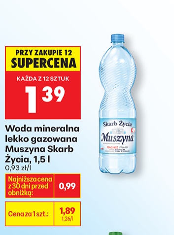 woda mineralna lekko gazowana