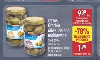 greckie oliwki zielone nadziewane