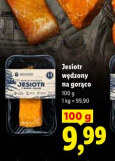 jesiotr wędzony na gorąco