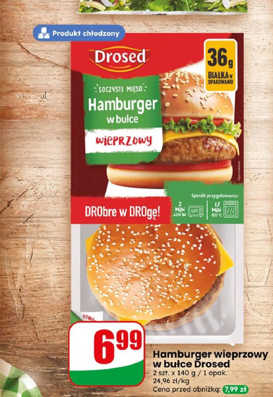 hamburger wieprzowy w bułce
