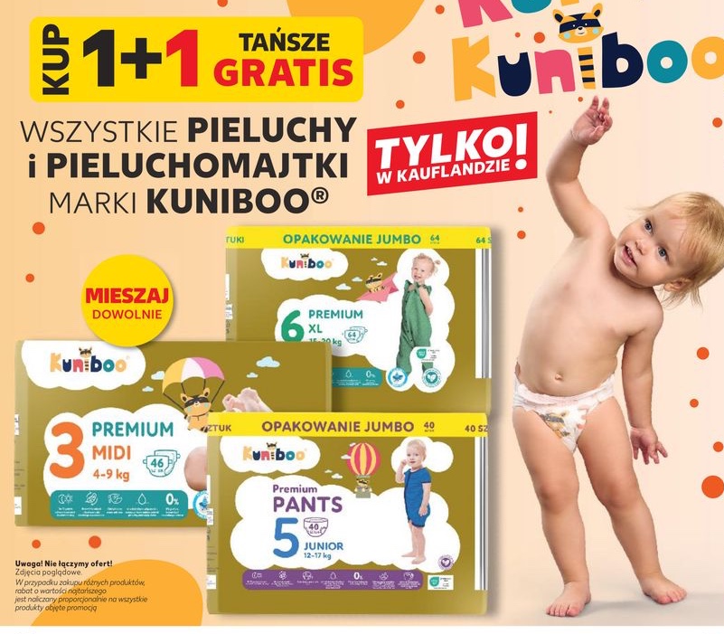 wszystkie pieluchy i pieluchomajtki