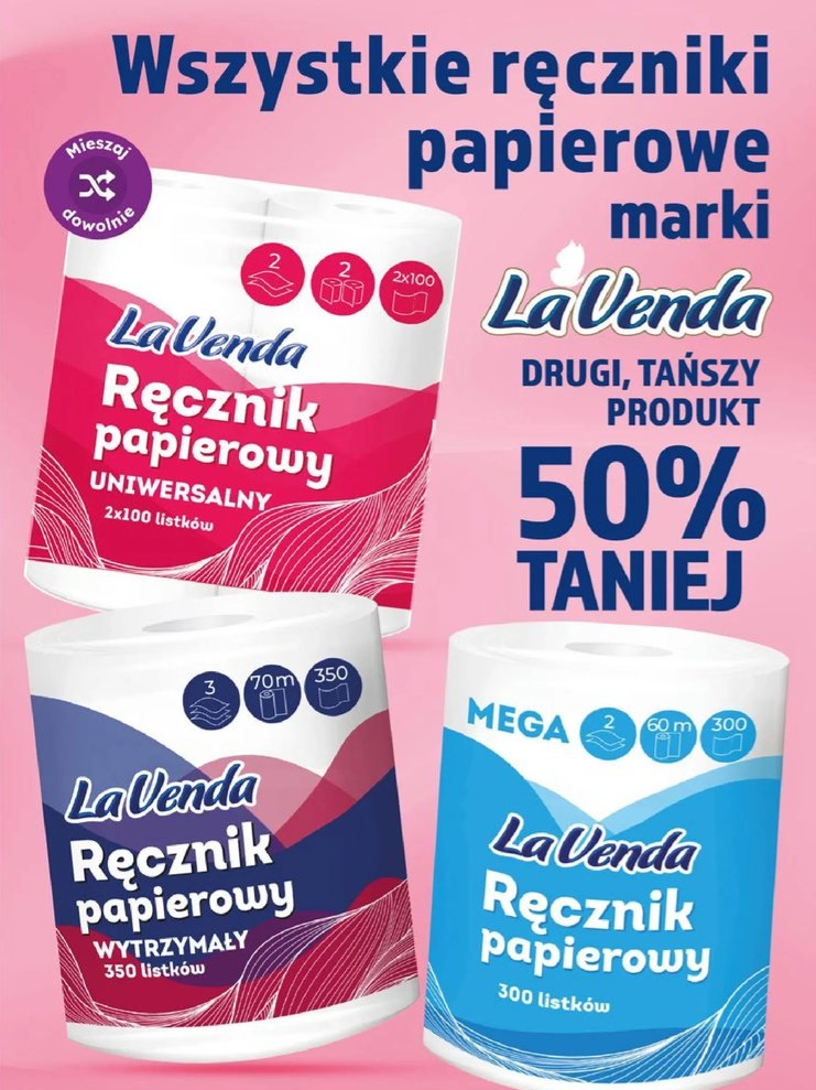 wszystkie ręczniki papierowe