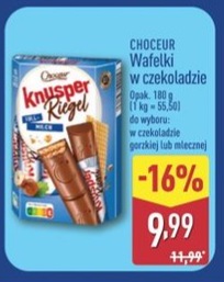 wafelki w czekoladzie