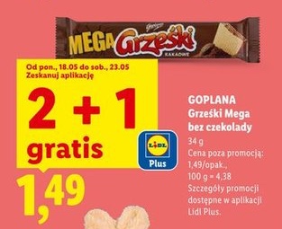 wafel bez czekolady