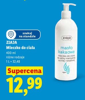 mleczko do ciała masło kakaowe