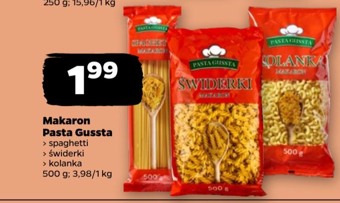 makaron świderki