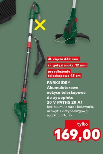 akumulatorowe nożyce teleskopowe do żywopłotu