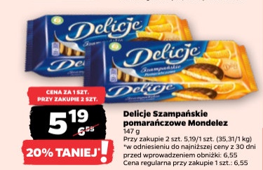 delicje szampańskie pomarańczowe