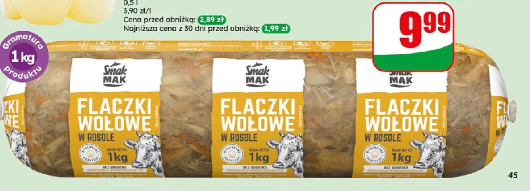 flaczki wołowe w rosole