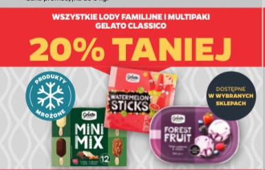 wszystkie lody rodzinne i multipaki