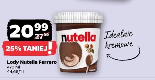 lody Nutella Ferrero