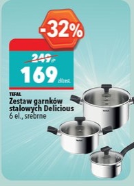 zestaw garnków stalowych Delicious