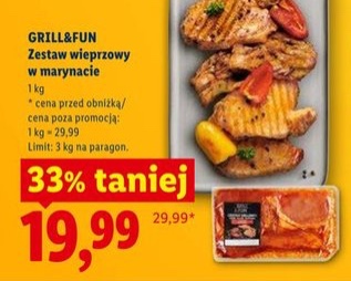 zestaw wieprzowy w marynacie