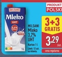 mleko 3,2% UHT