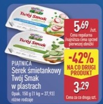 serek śmietankowy w plastrach różne rodzaje