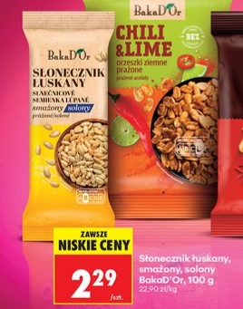 słonecznik łuskany smażony solony