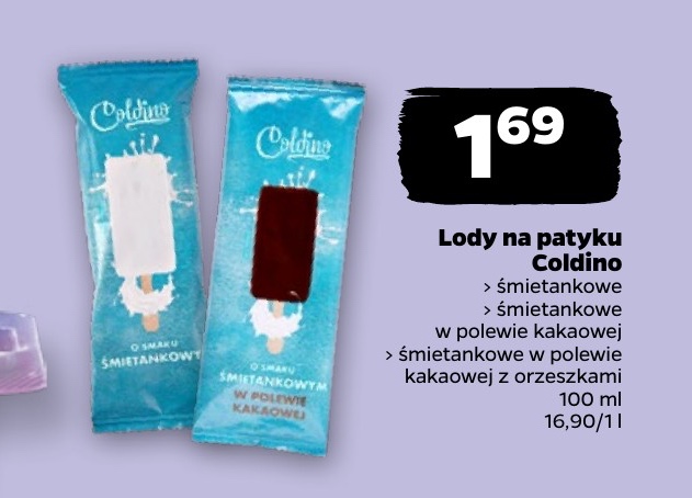 lody na patyku śmietankowe w polewie kakaowej
