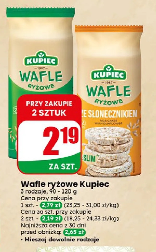 wafle ryżowe