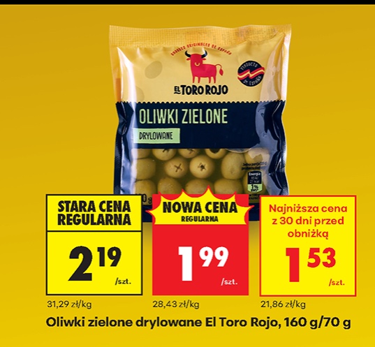 oliwki zielone drylowane