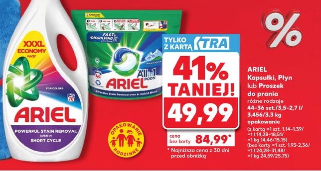 kapsułki, płyn lub proszek do prania