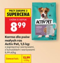karma dla psów małych aktyw pet