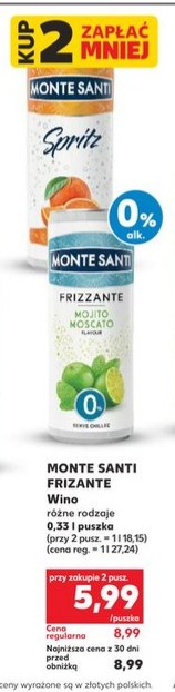 wino frizzante bezalkoholowe