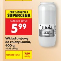 wkład olejowy do zniczy