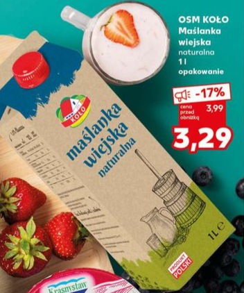 maślanka wiejska naturalna