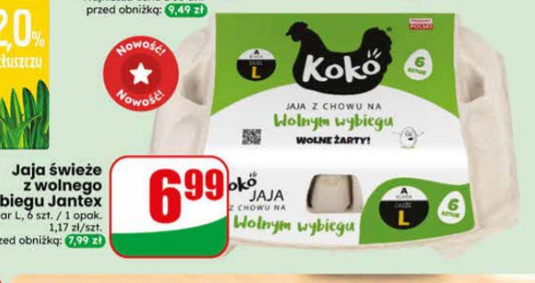jaja świeże z wolnego wybiegu