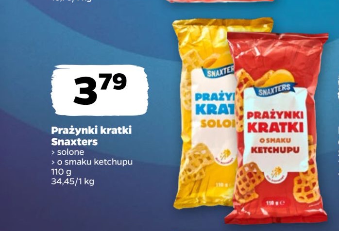 prażynki kratki o smaku ketchupu