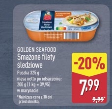 śledzie filety smażone