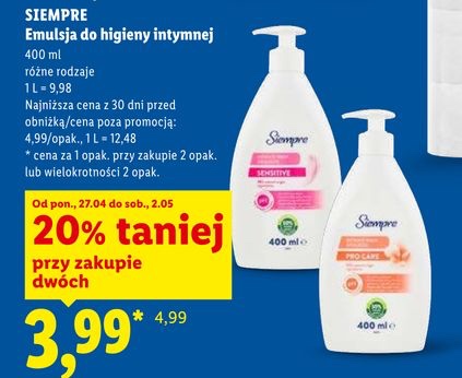 emulsja do higieny intymnej