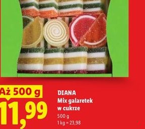mix galaretek w cukrze