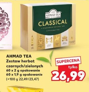 zestaw herbat czarnych/zielonych