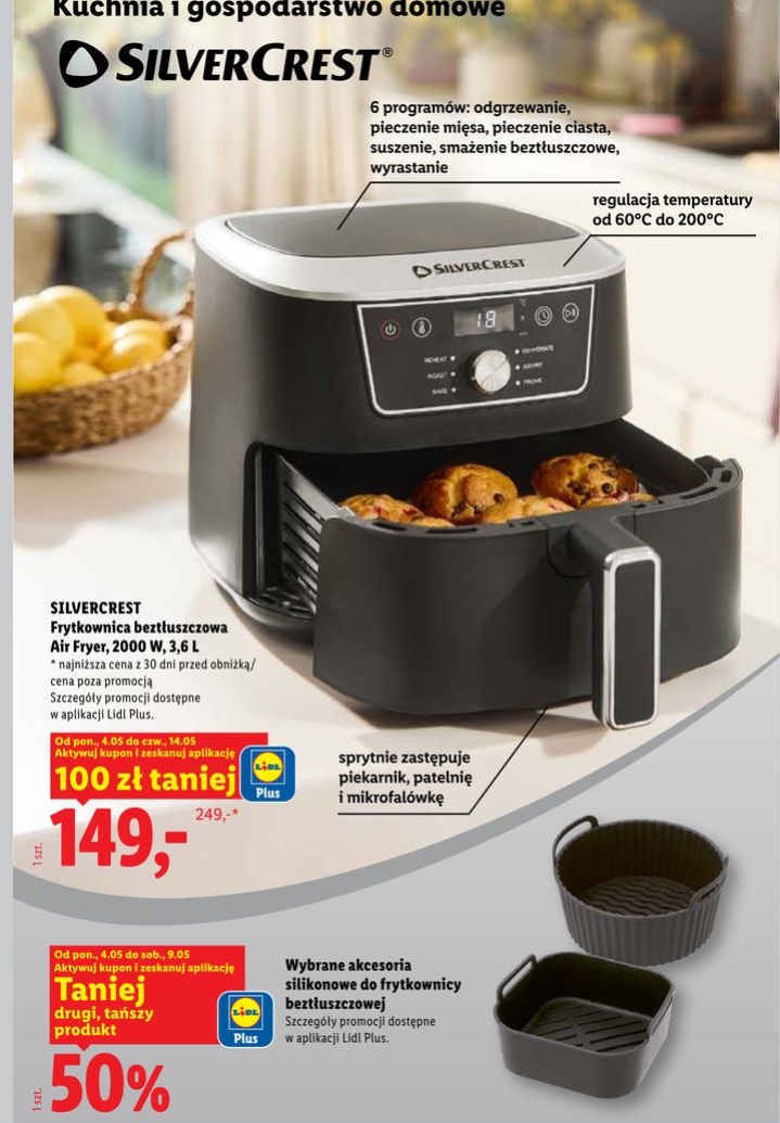 frytkownica beztłuszczowa air fryer