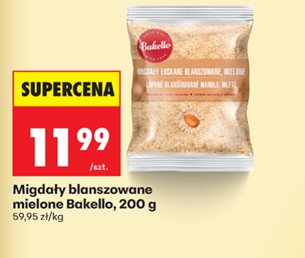 migdały blanszowane mielone