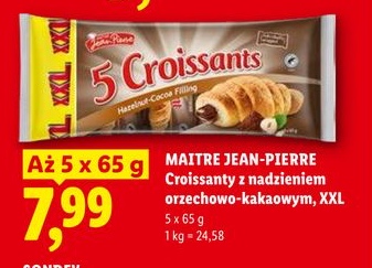 croissanty z nadzieniem orzechowo-kakaowym