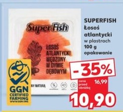 łosoś atlantycki w plastrach wędzony w dymie dębowym
