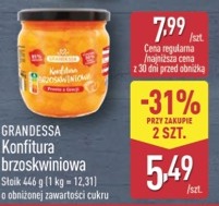 konfitura brzoskwiniowa o obniżonej zawartości cukru