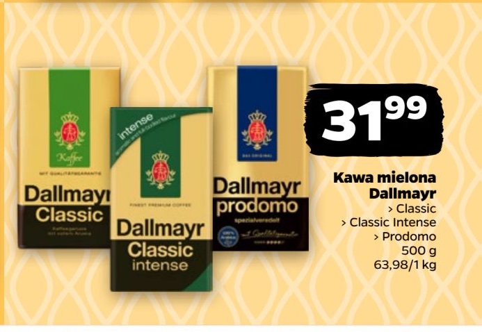 kawa mielona classic lub prodomo