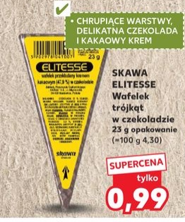 wafelek trójkąt w czekoladzie