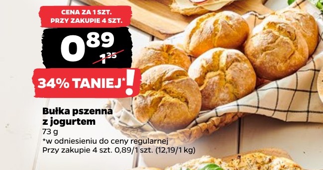 bułka pszenna z jogurtem