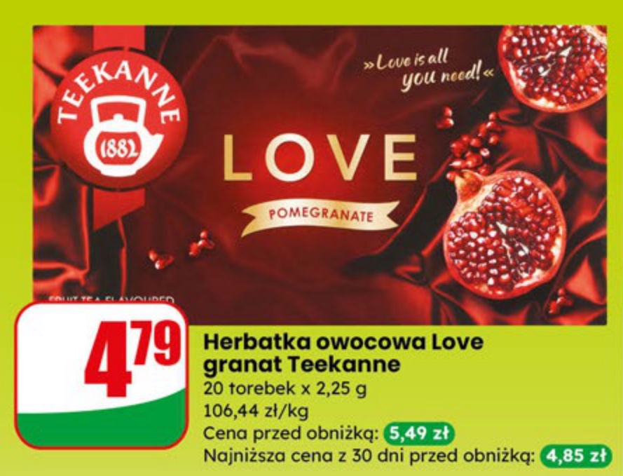 herbatka owocowa love granat