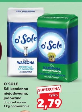 sól kamienna niejodowana, do przetworów