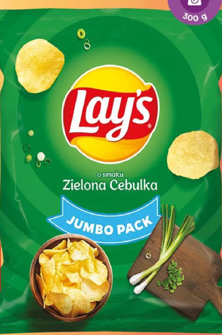 chipsy zielona cebulka